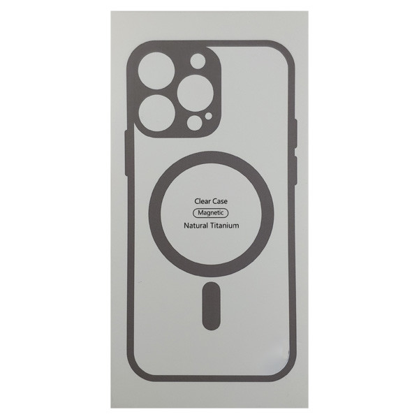 Чохол Transparante Case with MagSafe для iPhone 15 Gray - 2