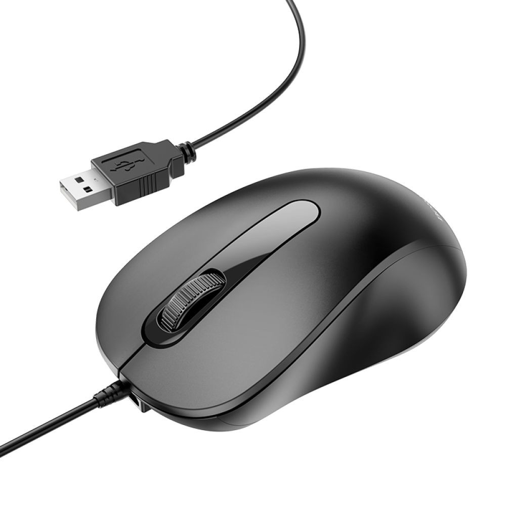 Провідна миша Borofone BG4, Black - 1