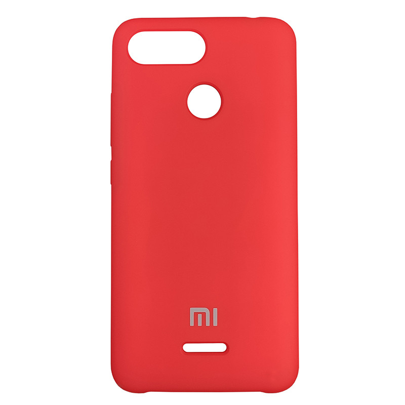 Чохол Silicone Case for Xiaomi Redmi 6 Red (14) - 1