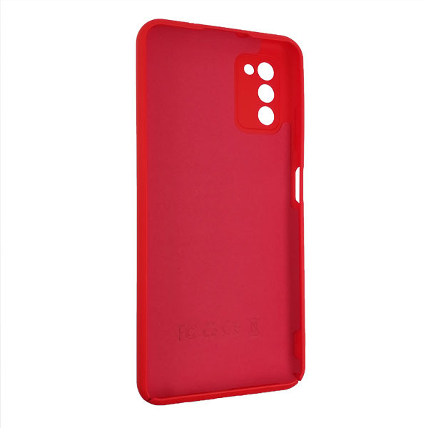 Чохол Silicone Case for Samsung A03s Red (14) - 2