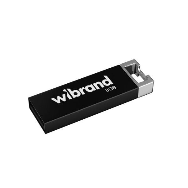 Флешка Wibrand Chameleon, USB 2.0, 8Gb, Black - 1