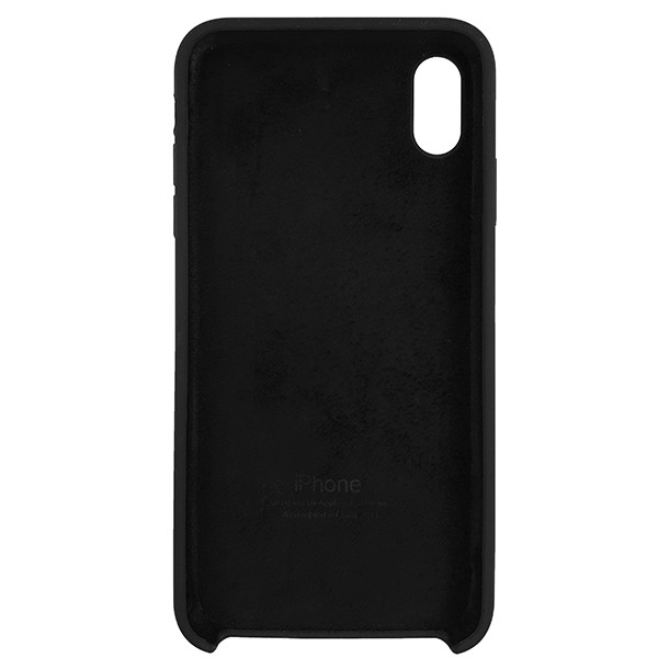Чохол Copy Silicone Case iPhone XS Max Black (18) - 4