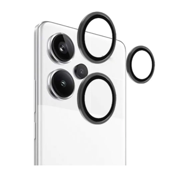 Скло на камеру CD Texture Xiaomi Redmi 13 Black - 1