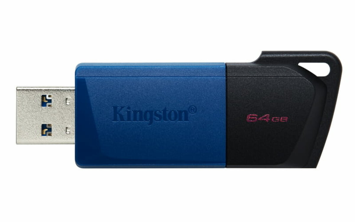 Флешка Kingston USB 3.2 DT Exodia M 64GB Black/Blue - 3