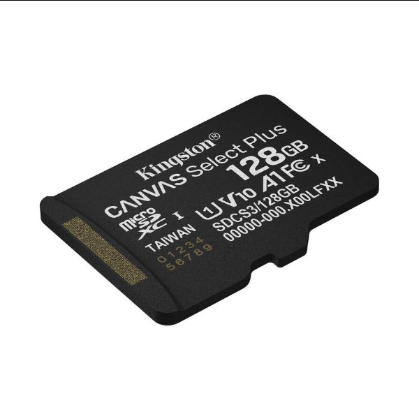 Карта пам'яті Kingston Canvas Select Plus Gen3, 128Gb, micro SDXC UHS-1, class 10 А1 - 3