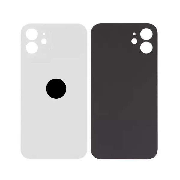 Задня кришка для iPhone 12, Big Hole, White - 1