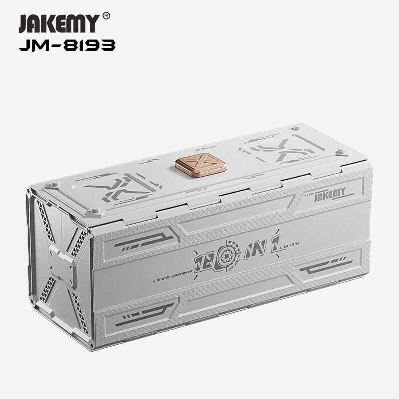 Електровикрутка Jakemy JM-8193, 180 in 1, з набором біт - 9