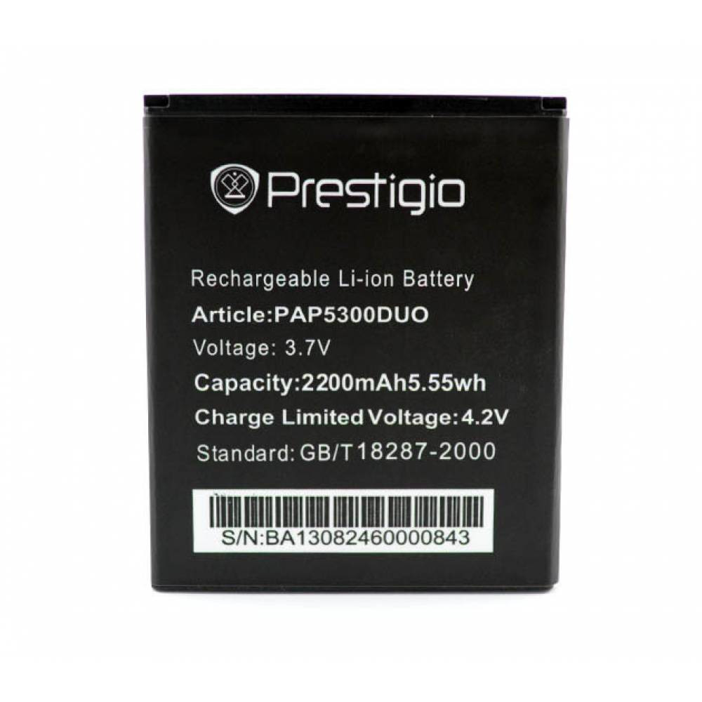 Акумулятор Original Prestigio MultiPhone РАР 5300, PAP5300 (2800 mAh) - 1