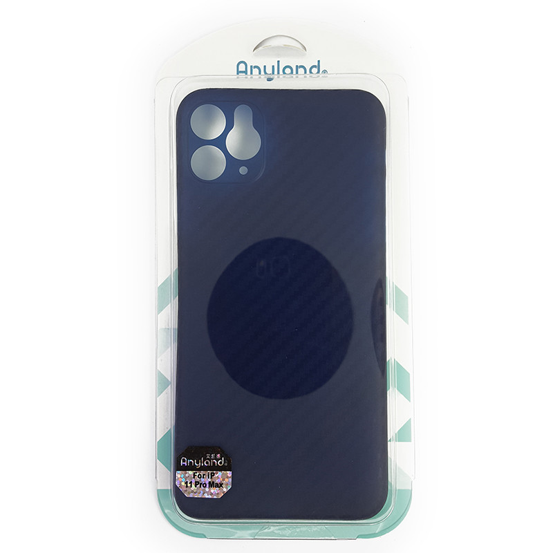 Чохол Anyland Carbon Ultra thin для Apple iPhone 11 Pro Max Blue - 4