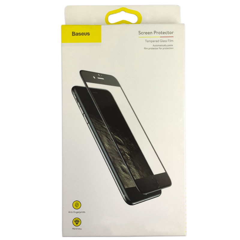 Захисне скло Full Glue Baseus iPhone 7/8 Soft Edges Black - 1