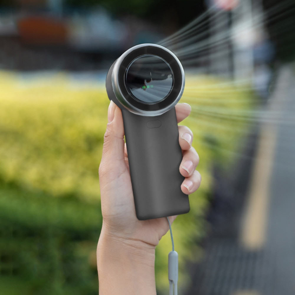 Ручний безпровідний вентилятор GXQC N603 Dark Gray - 5