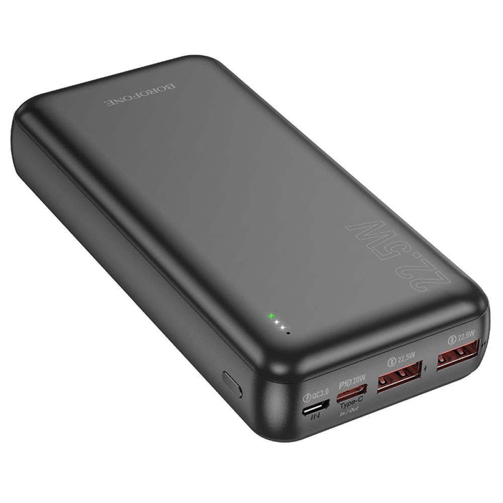 Універсальна мобільна батарея Borofone BJ38A Power, 22.5W, PD20W, 20000 mAh, Black - 11