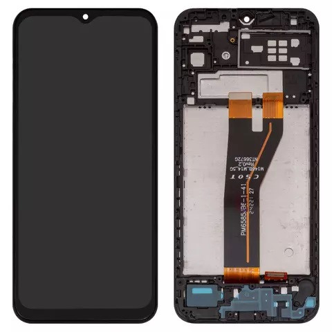 Дисплейний модуль для Samsung M146B Galaxy M14, PM6585JB6-1-41, з рамкою, High Copy, Black - 1
