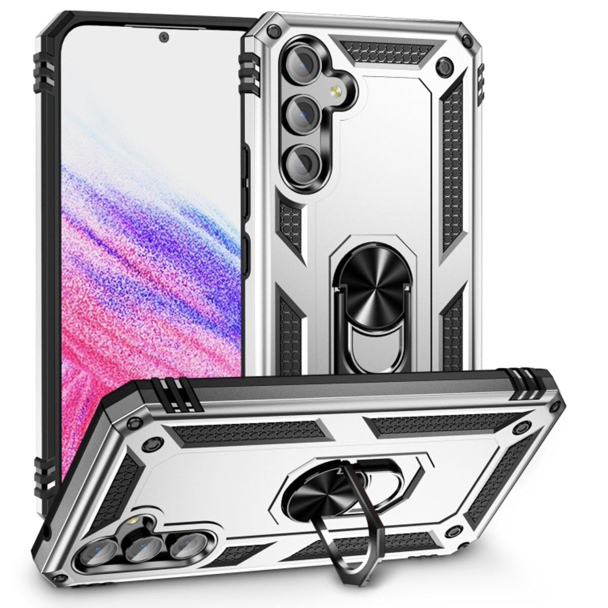 Чохол Cosmic Robot Ring for Samsung Galaxy A54 5G Silver - 1