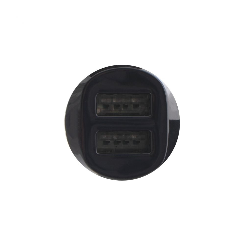Автомобільний Зарядний Пристрій Hoco Z1 2 USB Black - 4