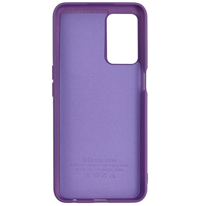 Чохол Silicone Case for Oppo A54 Light Violet (41) - 3