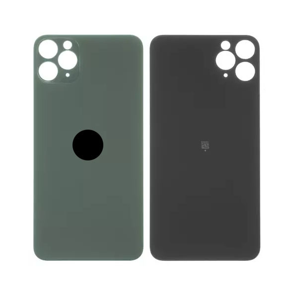 Задня кришка для iPhone 11 Pro, Original PRC, Big Hole, Matte Midnight Green - 1