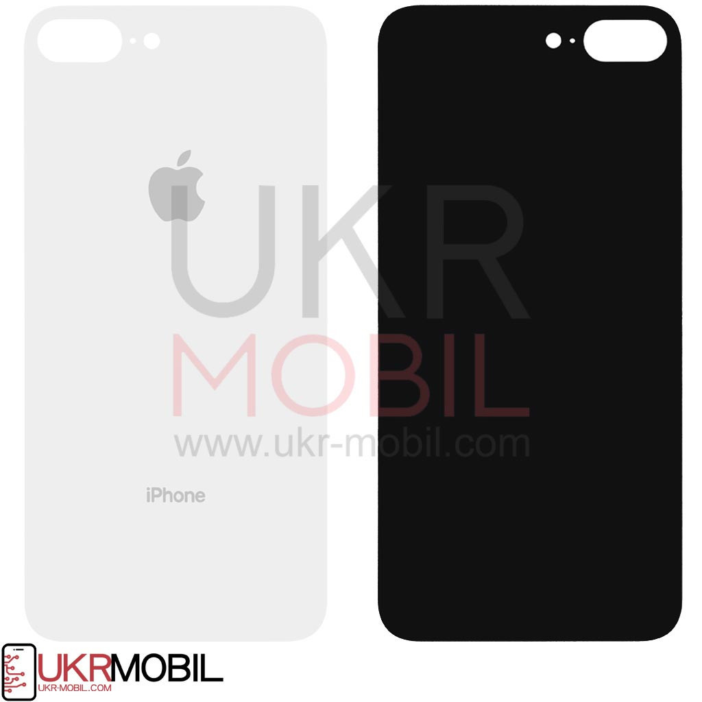 Задняя крышка Apple iPhone 8 Plus, большой вырез под камеру, White - 2