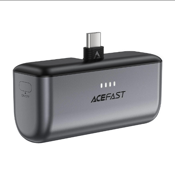 Універсальна мобільна батарея Acefast M9, 20W, Cable Type-C, 5000mAh, Black - 3
