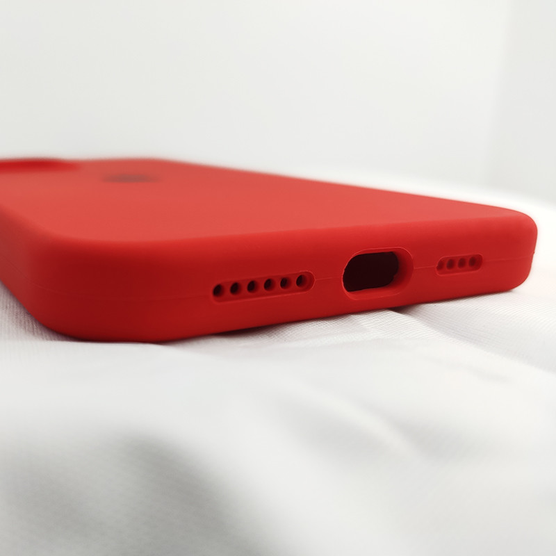 Чохол Copy Silicone Case iPhone 12 Pro Max Red (14) - 5