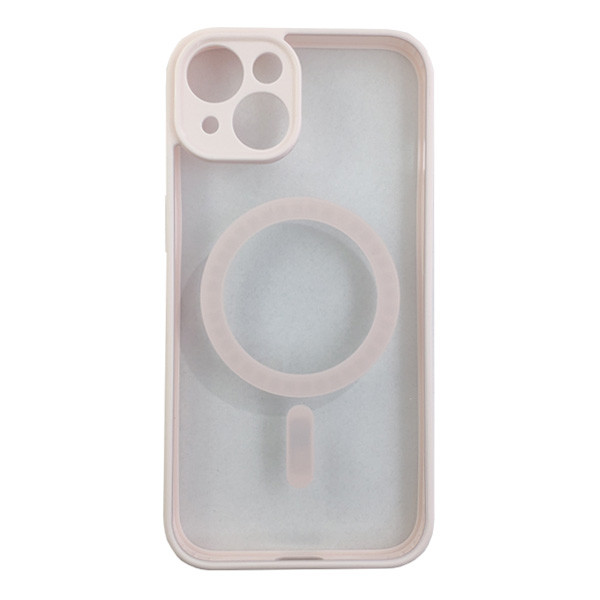 Чохол Transparante Case with MagSafe для iPhone 14 Sand Pink - 1