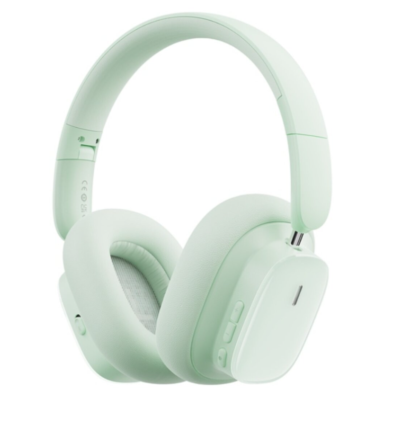 Безпровідна гарнітура Baseus Bowie H1i Noise-Cancellation Wireless Headphones Natural Green - 1