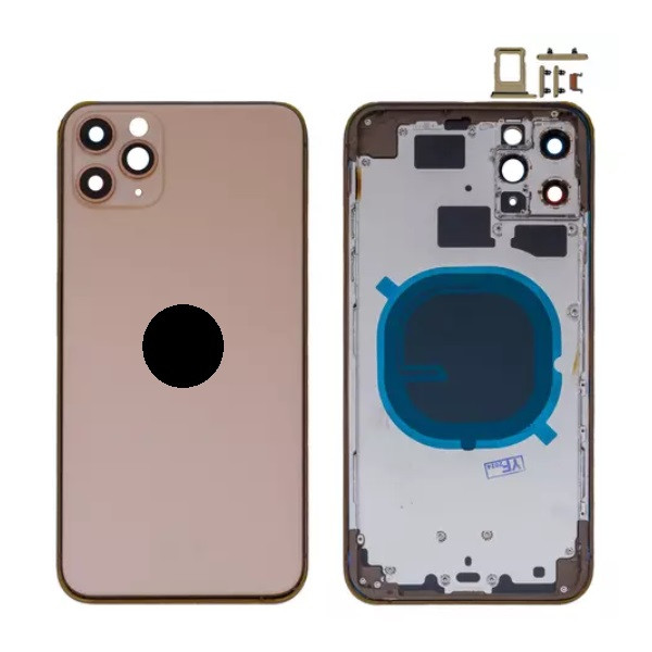 Корпус для iPhone 11 Pro Max, Original PRC, Matte Gold - 1