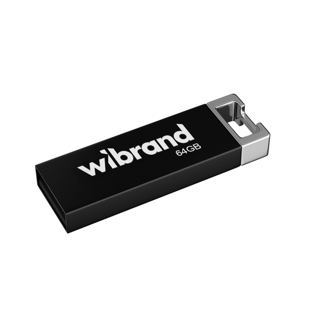 Флешка Wibrand USB 2.0 Chameleon 64Gb Black - 1