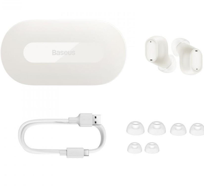 Безпровідна гарнітура Baseus Bowie EZ10 True Wireless Earphones White - 2