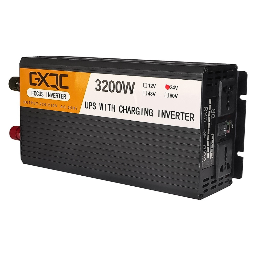 Інвертор з функцією заряджання акумулятора GXQC SFX-1200W/ 3200W DC 24V - AC 220V  - 1