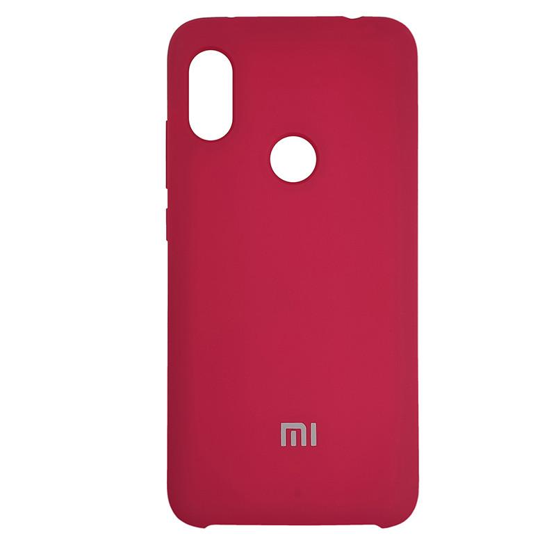 Чохол Silicone Case for Xiaomi Redmi Note 6 Deep Red (42) - 1