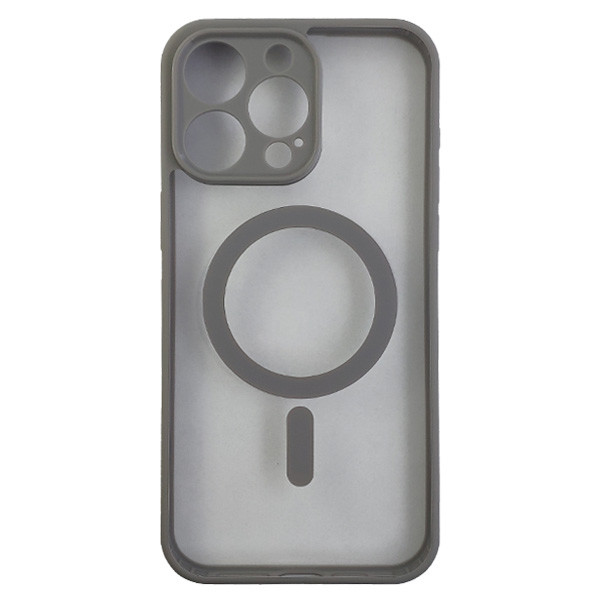 Чохол Transparante Case with MagSafe для iPhone 12 Pro Max Gray - 1