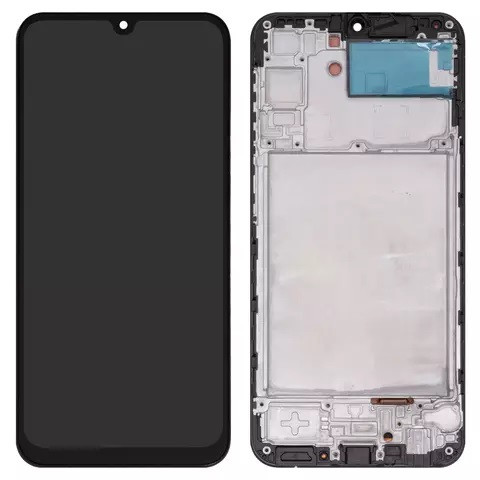 Дисплейний модуль для Samsung A245 Galaxy A24, з рамкою, Сopy, TFT, Black - 1