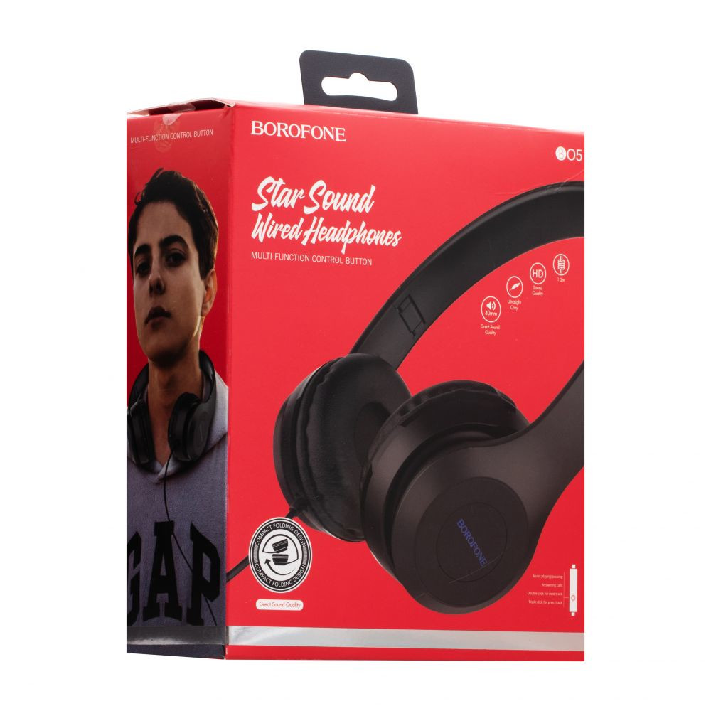 Гарнітура Borofone BO5 Red - 2