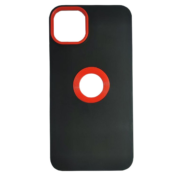 Чохол Silicone Hole Case iPhone 13 Black - 1