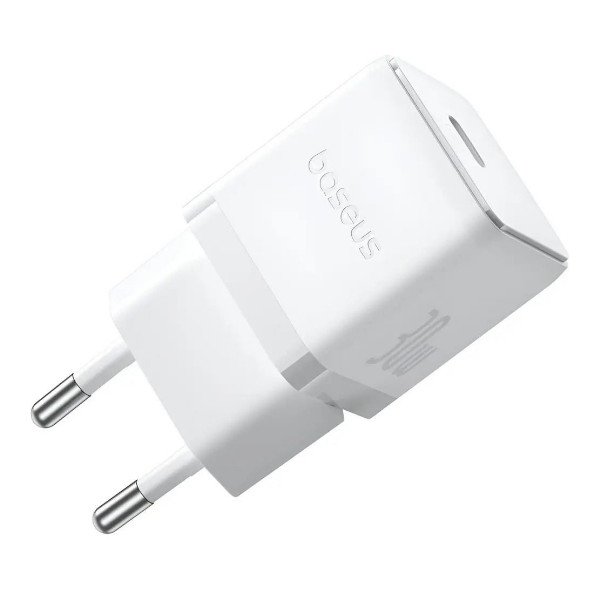 Мережевий зарядний пристрій Baseus Palm Fast Charger, PD 30W, Moon White - 3
