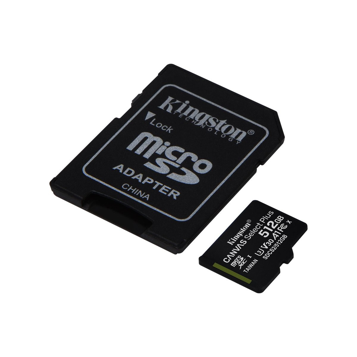 Карта пам'яті Kingston Canvas Select Plus 512Gb microSDXC (UHS-1) class 10 А1 (adapter SD) - 3