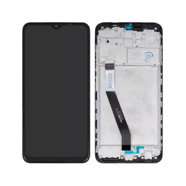 Дисплейний модуль для Xiaomi Redmi 9, з рамкою, Original Ref., Black - 1