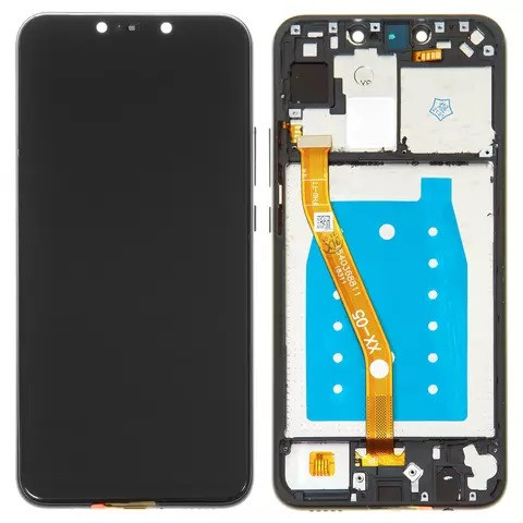 Дисплейний модуль для Huawei Nova 3i, P Smart Plus, з рамкою, High Copy, Black - 1