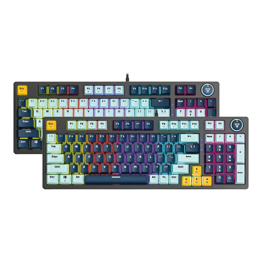 Провідна клавіатура Fantech ATOM96 MK890V2 Red Switch, Navy - 5