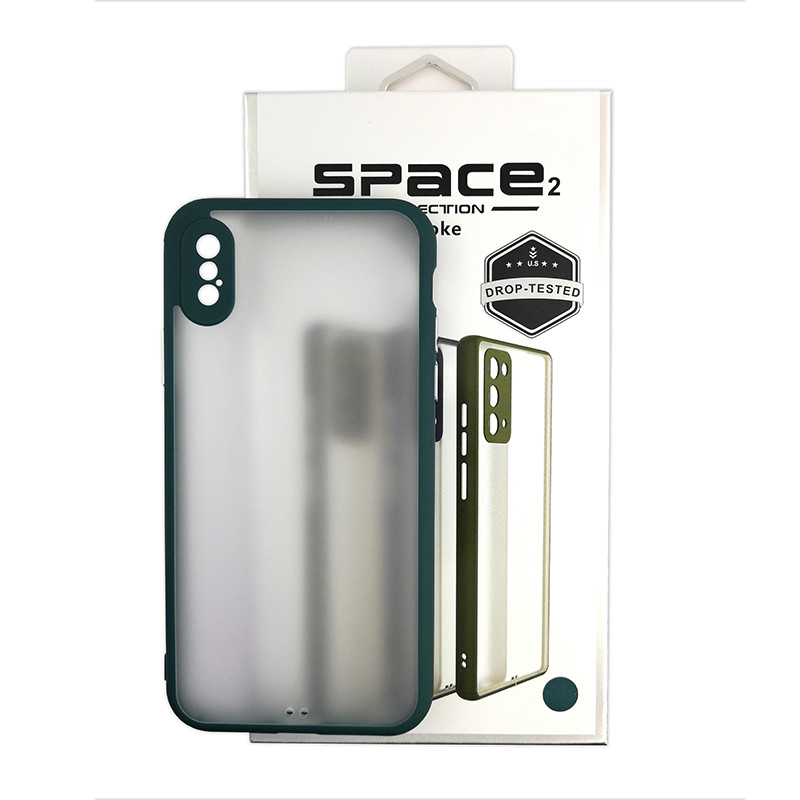 Чохол Space 2 Smoke Case for iPhone XS Green - 1