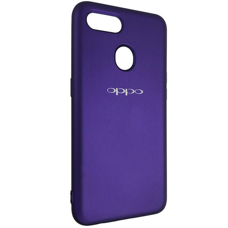Чохол Silicone Case for Oppo A12\A7 Purple (30) - 2