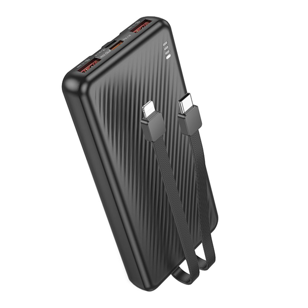 Універсальна мобільна батарея Borofone BJ57 Graceful, QC 3.0 22.5W, PD 20W, 10000 mAh, Black - 1