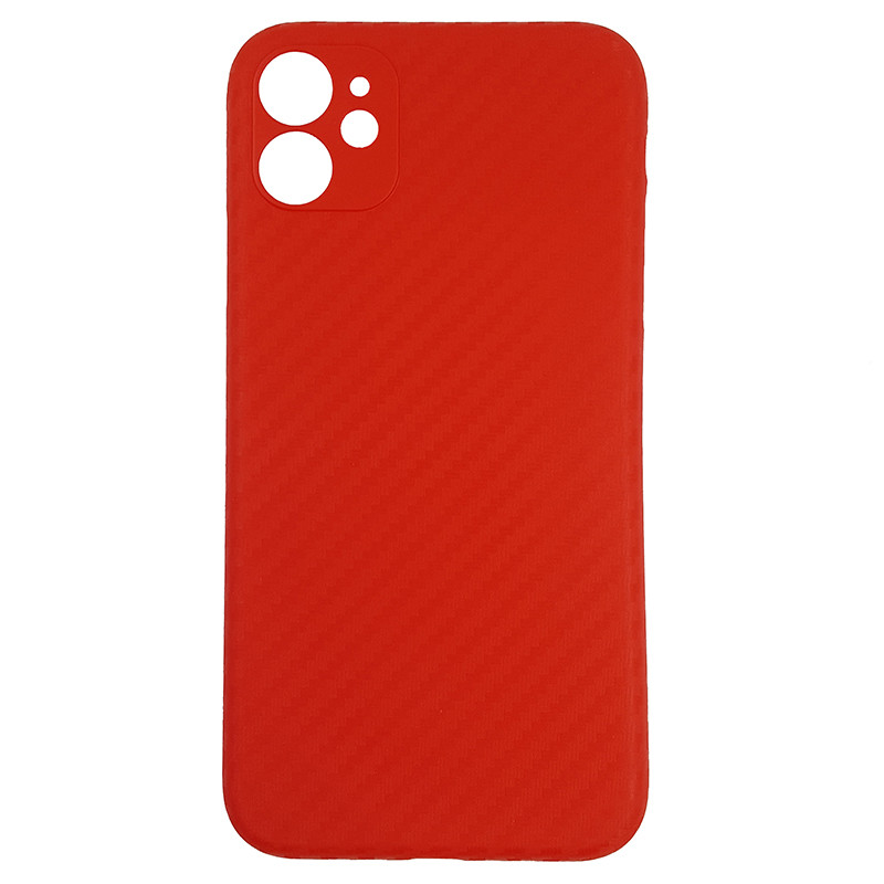 Чохол Anyland Carbon Ultra thin для Apple iPhone 11 Red - 3