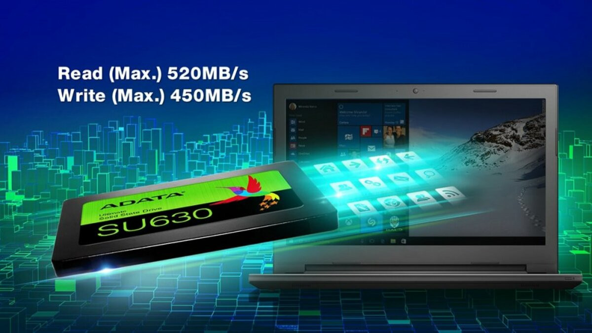 SSD-накопичувач ADATA Ultimate SU650 240GB 2.5" SATA III 3D Nand TLC - 5
