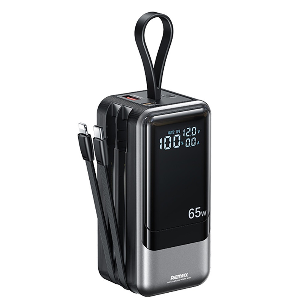 Універсальна мобільна батарея Remax RPP-59, 20000mAh, PD 65W, Gray - 1