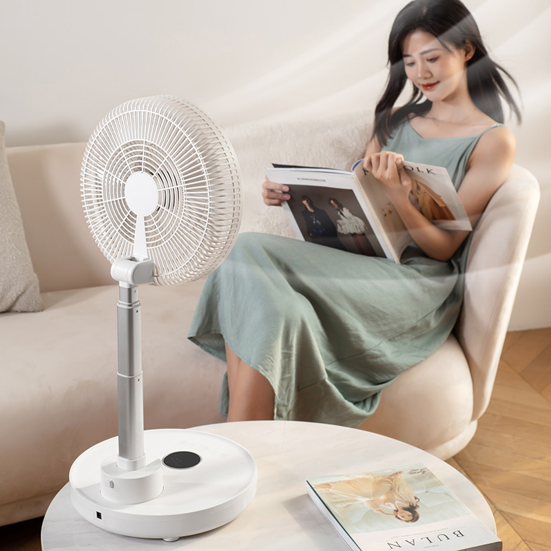 Настільний безпровідний  вентилятор GXQC D1201, White - 5