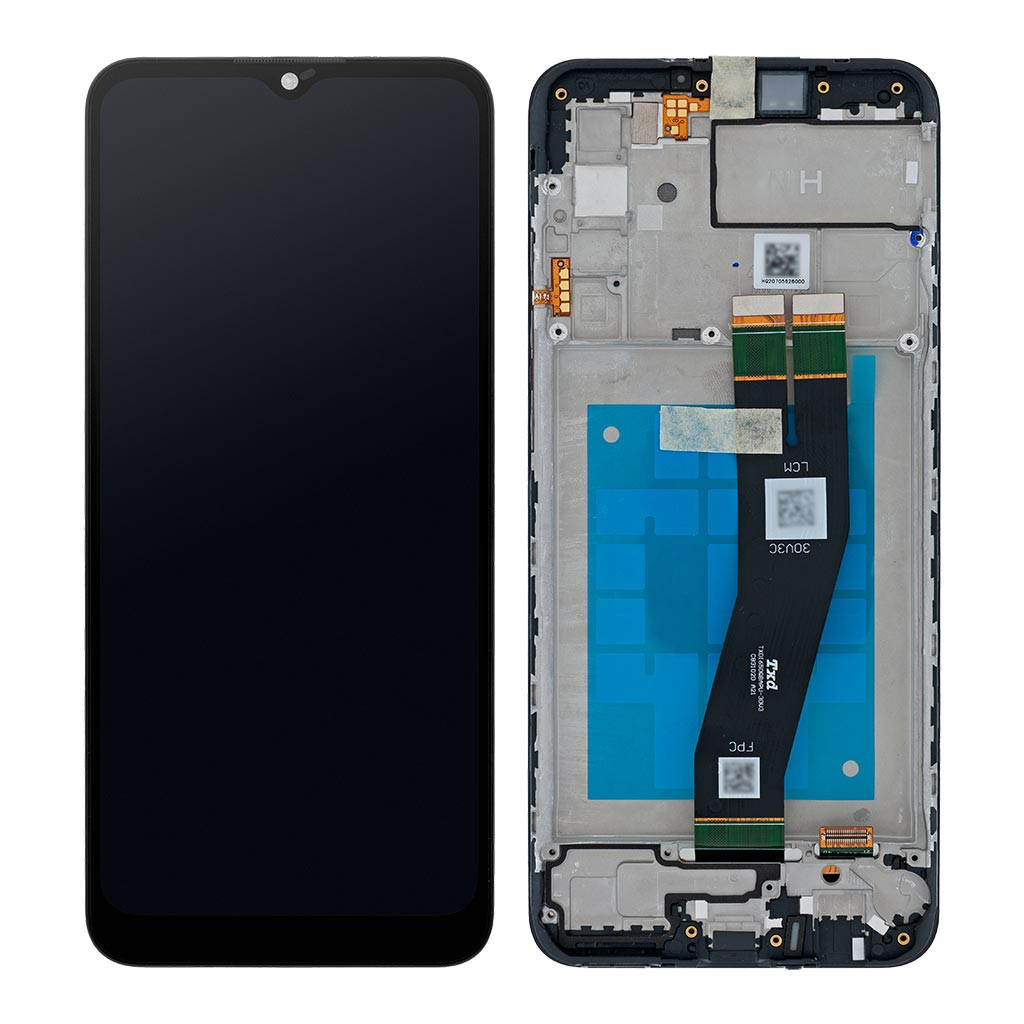 Дисплейний модуль Samsung A037 Galaxy A03s, GH81-21233A, з рамою, Service Pack Original - 4