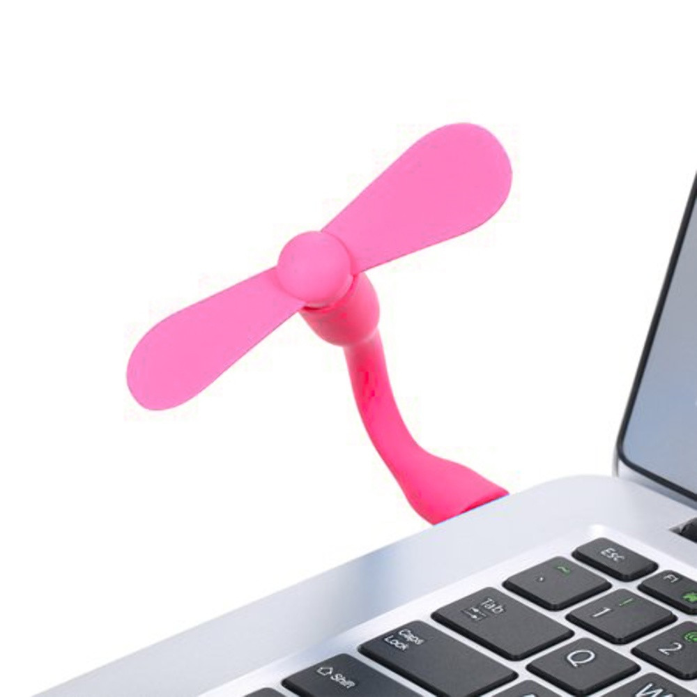 Мобільний вентилятор USB Pink - 7