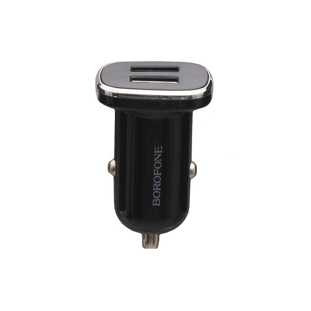 Автомобільний Зарядний Пристрій Borofone BZ12 2.4A Micro 2 USB White - 4